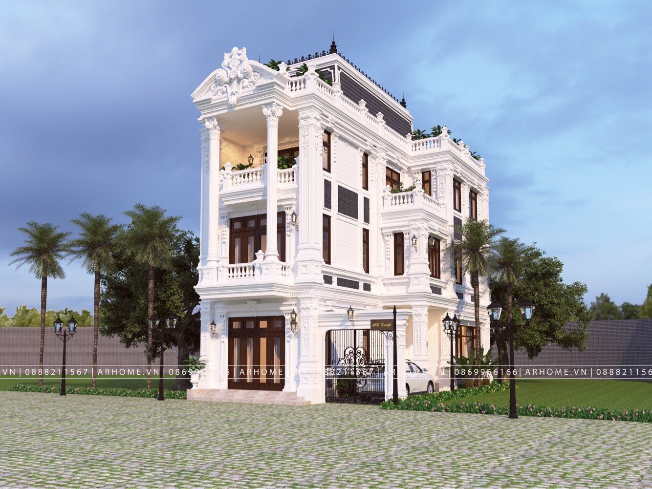 Biệt thự 3 tầng năm 2020 của kiến trúc arhome