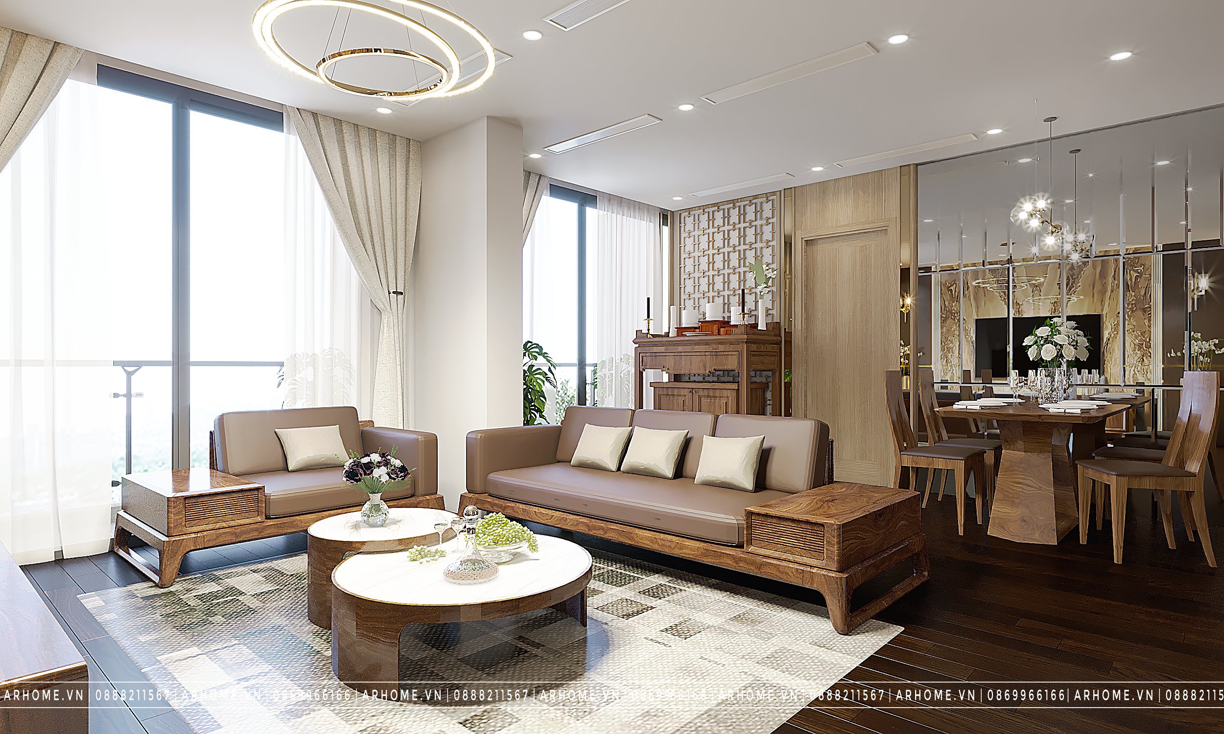 Thiết kế nội thất căn hộ Vinhomes Symphony Riverside