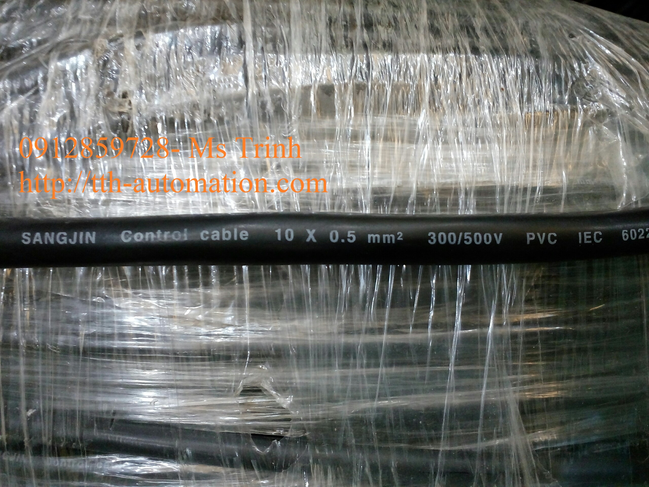 Cáp điều khiển Sangjin 10×0.5 chống nhiễu