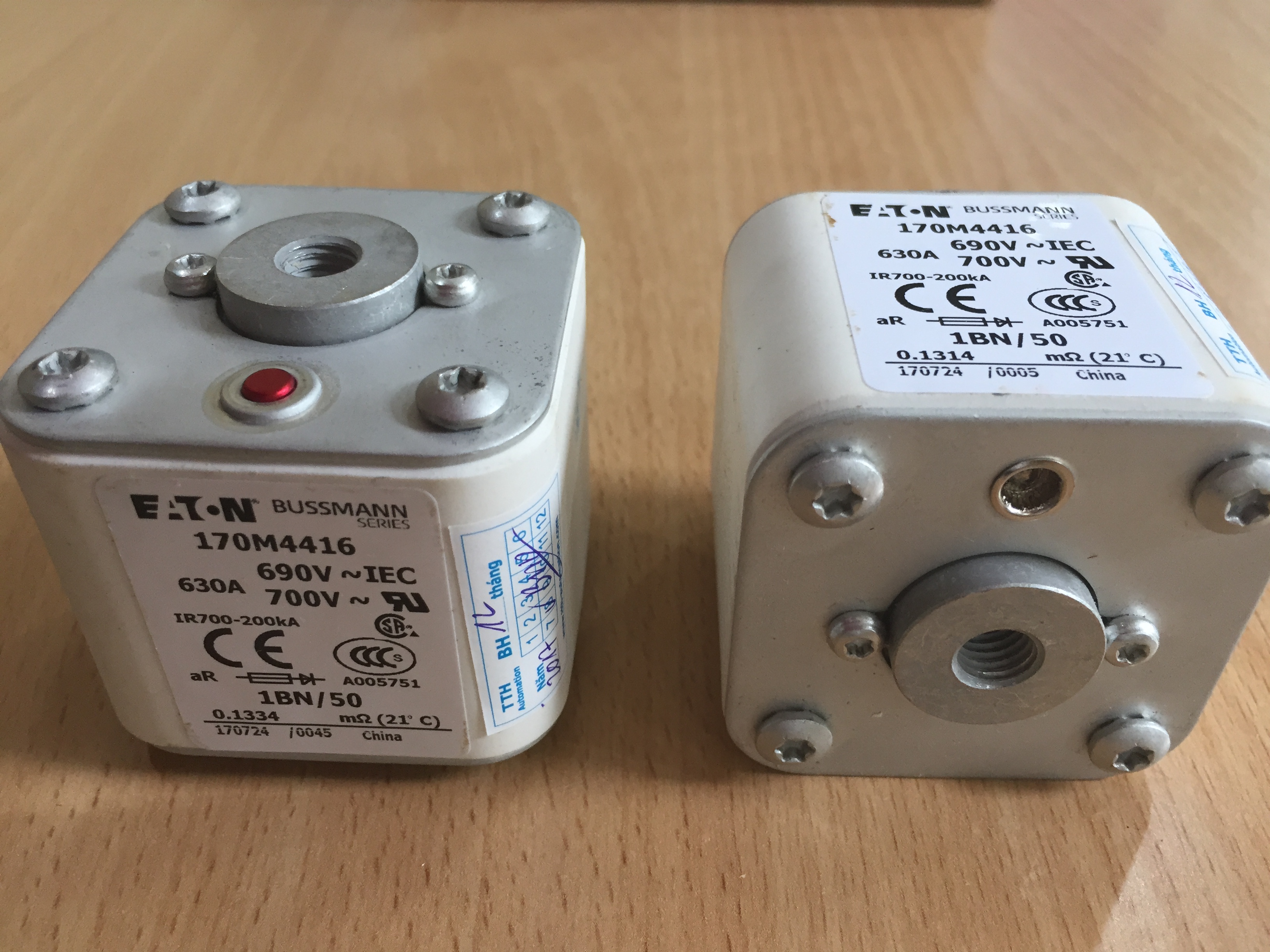 Cầu chì Bussmann 170M4416, xuất xứ Đan Mạch