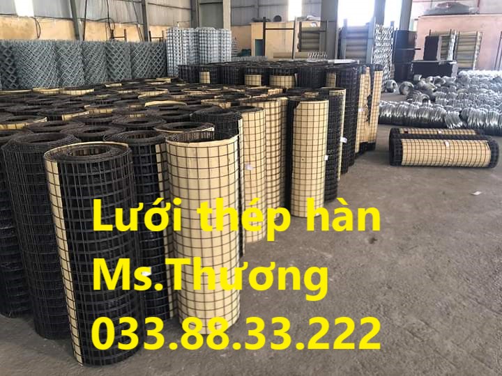 Lưới thép hàn cuộn mạ kẽm dày 3 ly mắt 10cm hàng có sẵn