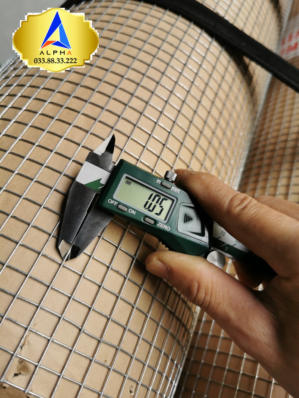 Lưới thép hàn mạ kẽm mắt 10mm dày 1.2 ly