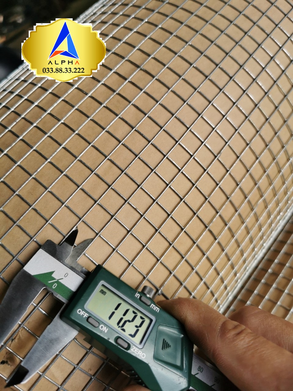 Lưới thép hàn mạ kẽm mắt 10mm dày 1.2 ly