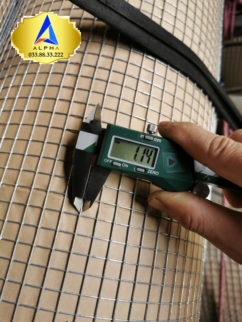Lưới thép hàn mạ kẽm mắt 10mm dày 1.2 ly