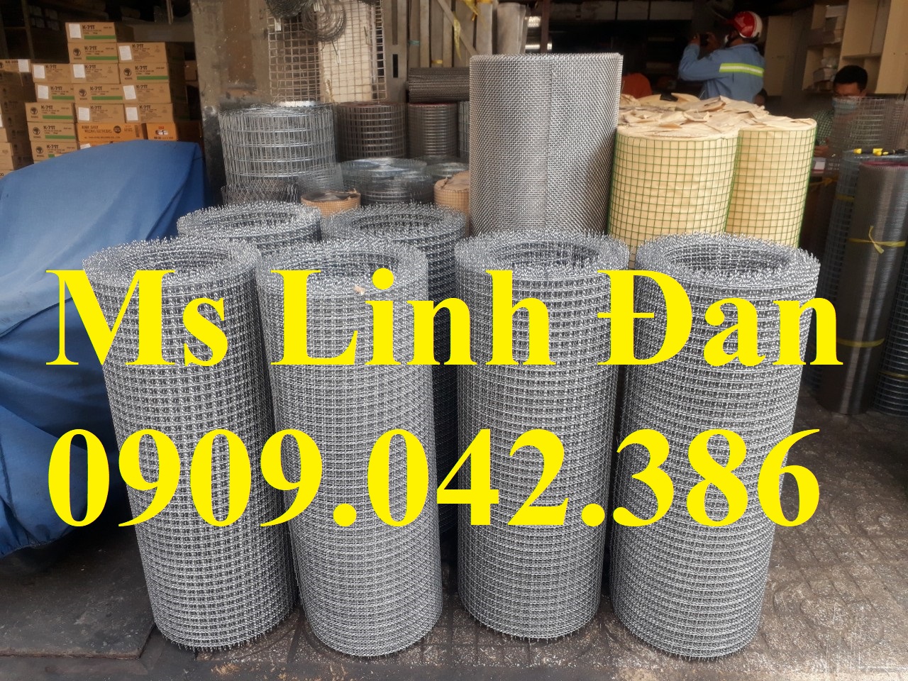 Lưới thép đan mạ kẽm chấn sóng