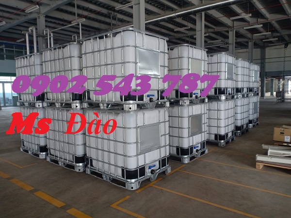 Bể nhựa IBC 1000 lít chứa nước nông nghiệp 