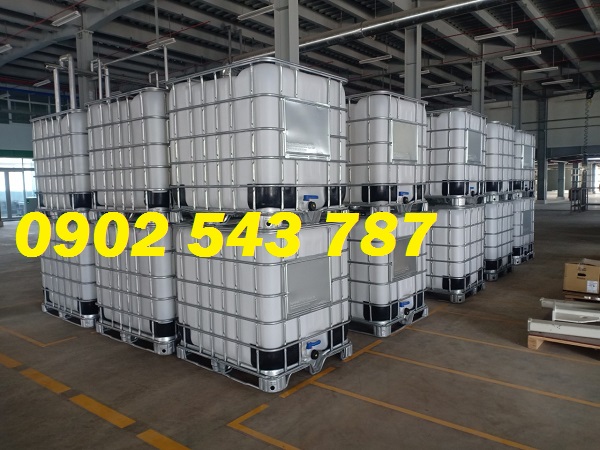 Tank nhựa IBC 1000 lít đựng hóa chất 