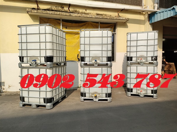Tank nhựa IBC 1000 lít đựng hóa chất 