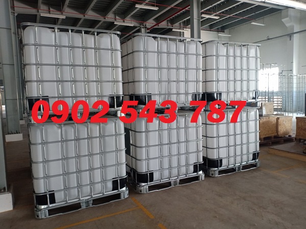 Tank nhựa IBC 1000 lít đựng hóa chất 