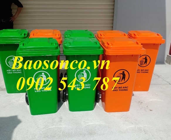 Thùng rác nhựa 120 lít