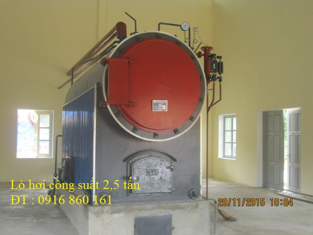 Lò hơi công suất 2.5 tấn