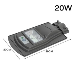 Đèn năng lượng mặt trời liền thể 20W BI-SL1020