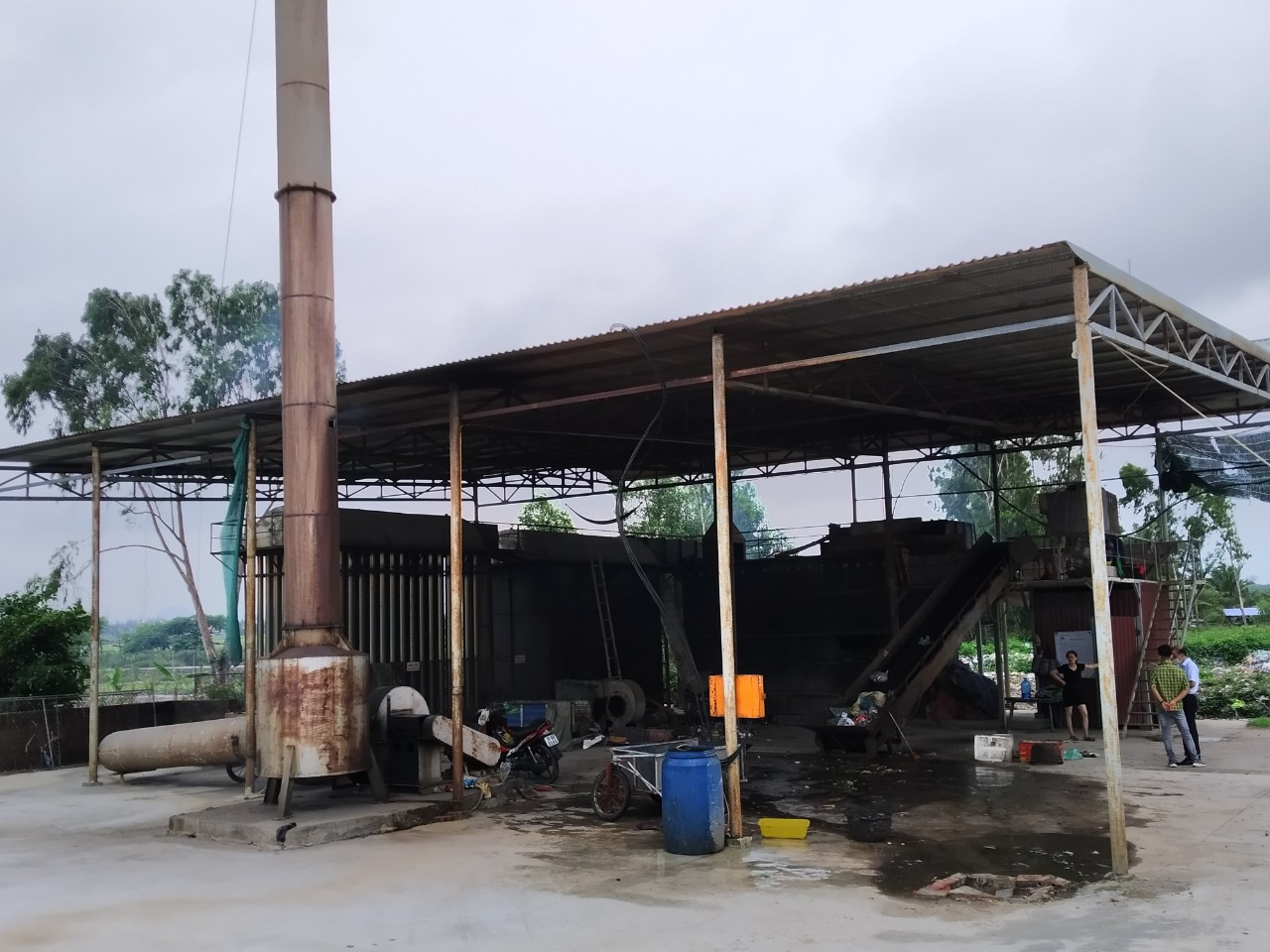 Lò đốt rác thải model GVN
