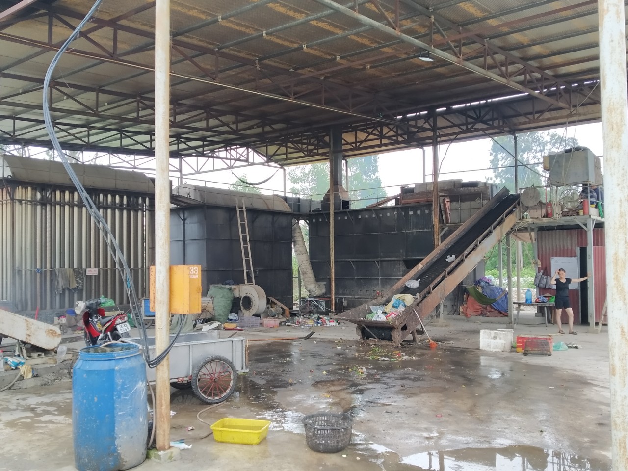 Lò đốt rác thải sinh hoạt model GVN