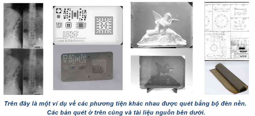 Máy scan gạch men, Film, ảnh 3D ... 
