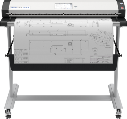 Máy quét A0(915mm), màu, CIS màu siêu nhanh (15m/phút với 200dpi), tài liệu quét 965mm, Model WideTEK®36CL.