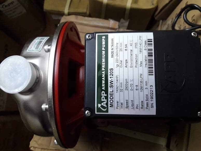 Máy bơm ly tâm đầu inox APP SW 120ST