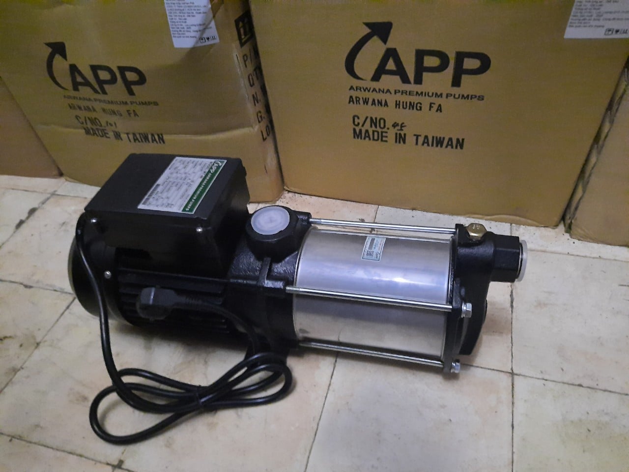 Bơm trục ngang đa tầng cánh MT - 46