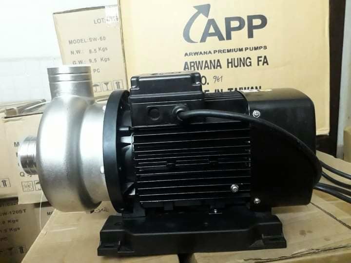 Máy bơm ly tâm trục ngang đầu inox cánh hở SWO-320/ SWO - 320T 