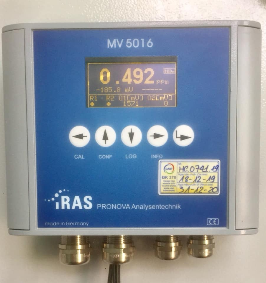 Thiết bị đo NH4+ (ammonium) model MV5016 (hoặc MV5010)