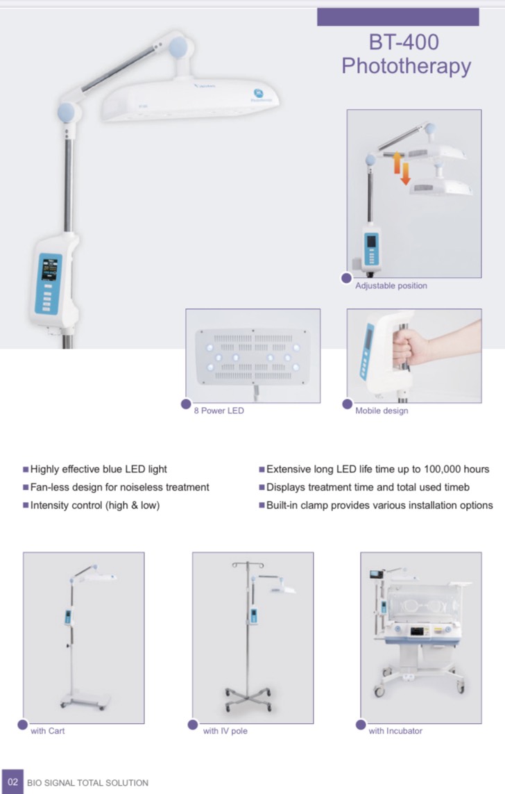 Đèn điều trị vàng da BT – 400