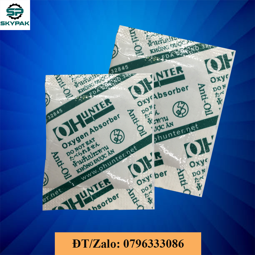 Gói hút oxy Ohunter chống dầu 50cc