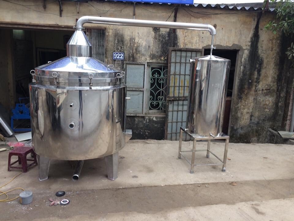 Thiết bị chưng cất tinh dầu sả