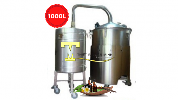 Nồi chưng cất tinh dầu 1000 lít/ mẻ