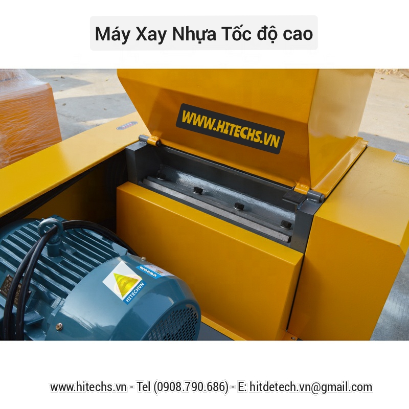 Máy băm nhựa xay nhựa tốc độ cao Hitech-1CR500