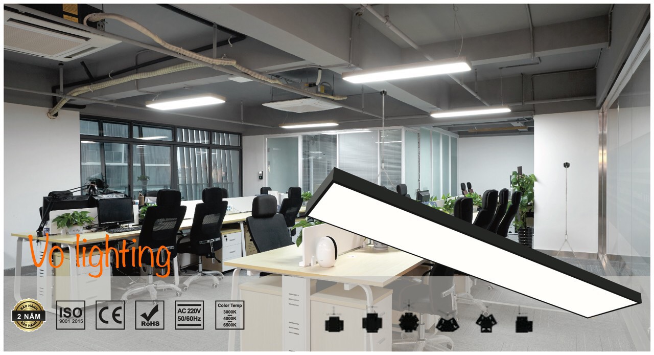 Đèn thả văn phòng 30W D70/1200 VO LIGHTING