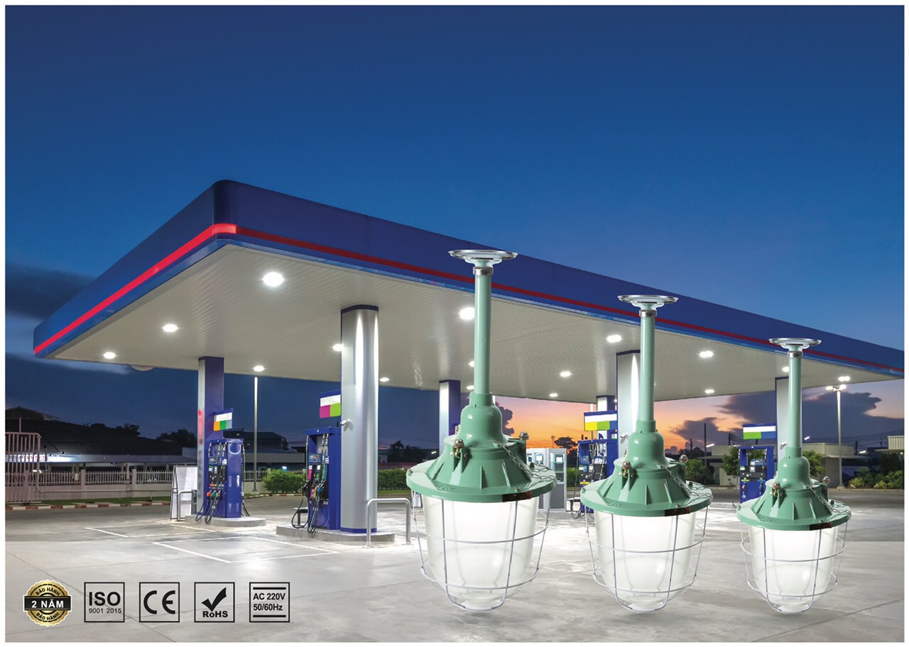 Đèn chống cháy nổ tròn Vo Lighting tại Hải Phòng