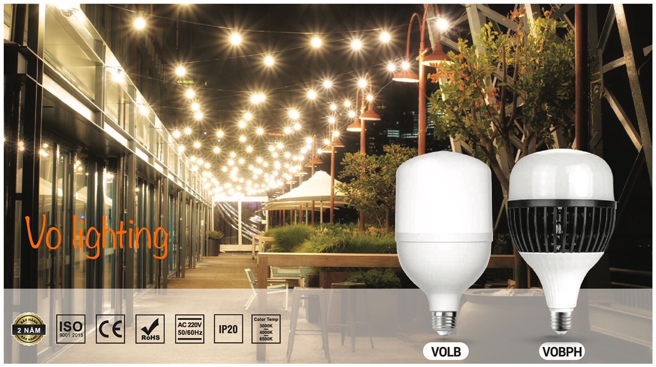 Bóng đèn led búp đui xoáy Vo Lighting giá tốt nhất