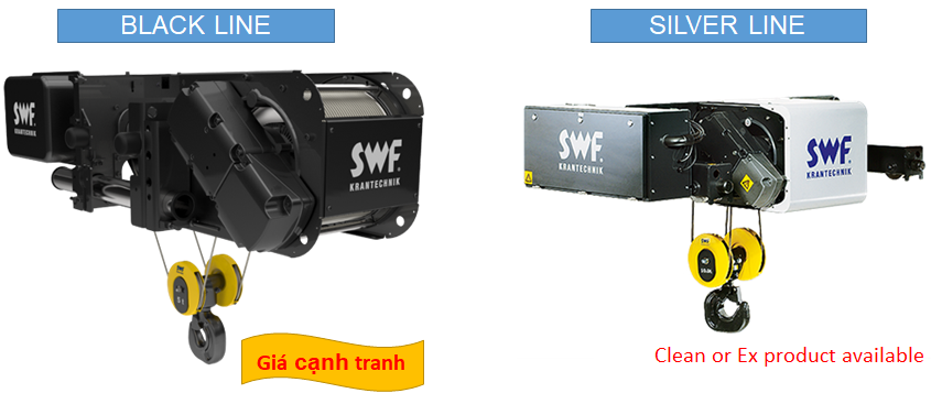 Tời nâng cáp SWF