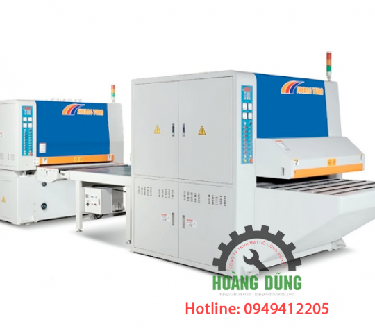 Máy chà nhám thùng trên dưới 2 mặt 1300mm