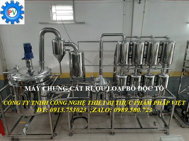 Chế tạo máy chưng cất rượu sạch