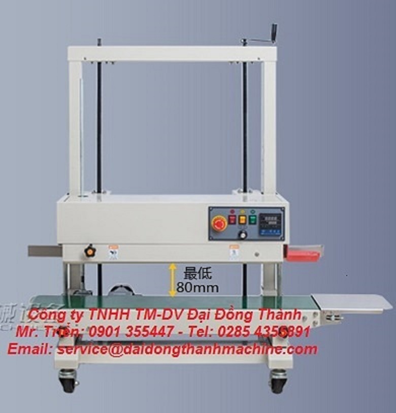 Máy hàn miệng bao in date hàng nặng chính hãng Wellpack WP-1370LM