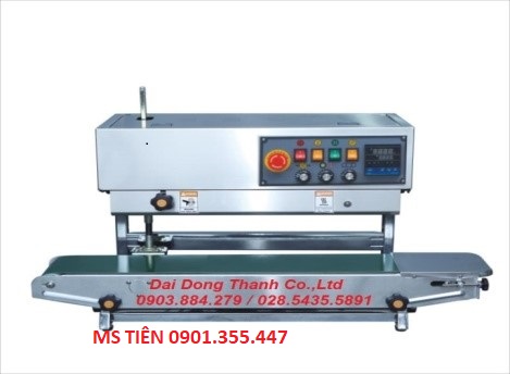 Máy hàn miệng bao băng tải liên tục FRD-1000WL (sử dụng cho túi đứng)