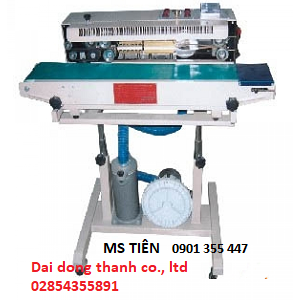 Máy hàn miệng bao liên tục bơm thổi khí model DBF-1000