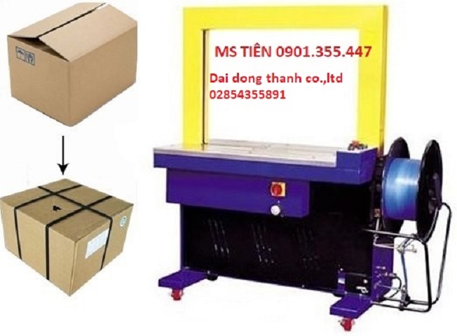 Máy đóng đai thùng tự động model DBA 200 (Taiwan) giá rẻ