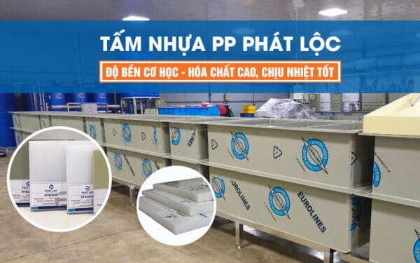 Bồn chứa hóa chất bằng nhựa PP, bồn nhựa PP