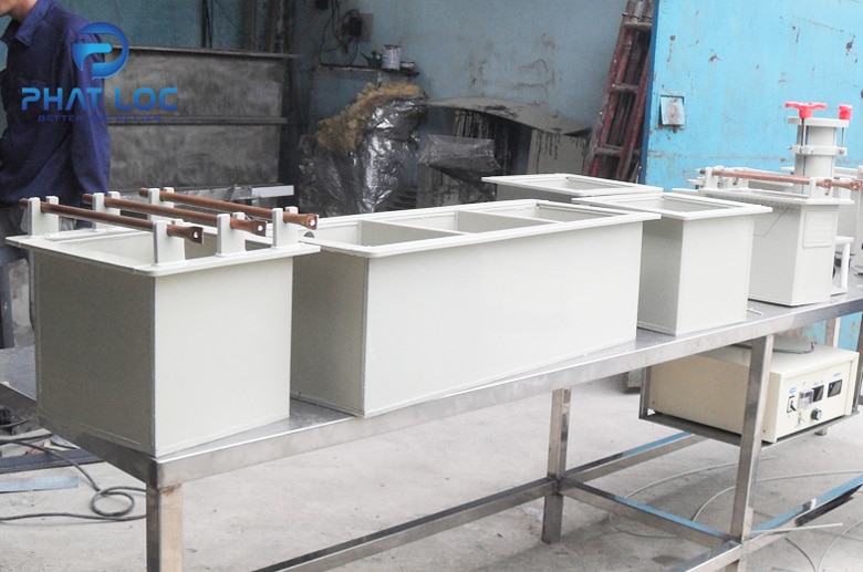 Tấm nhựa PVC làm bồn chứa hóa chất