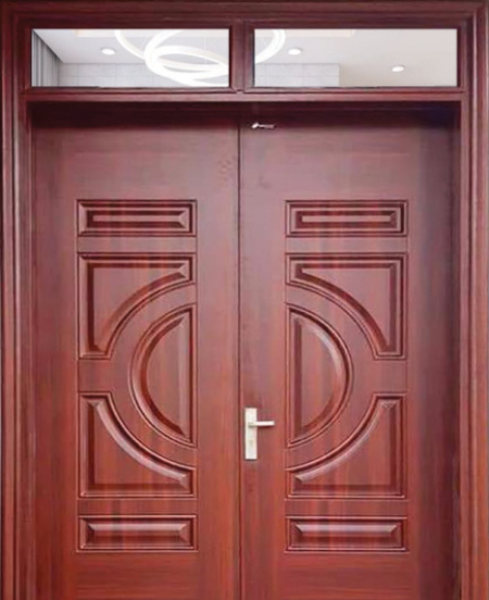 Cửa thép vân gỗ 2 cánh - 2.FH9