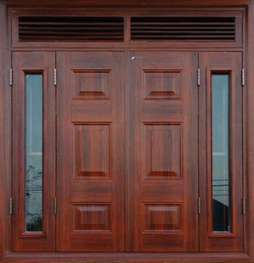 Cửa sổ vân gỗ - 4.CSH2.K1
