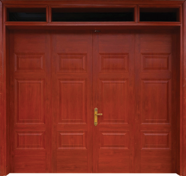 Cửa thép vân gỗ 4 cánh cân - 4FH10-10