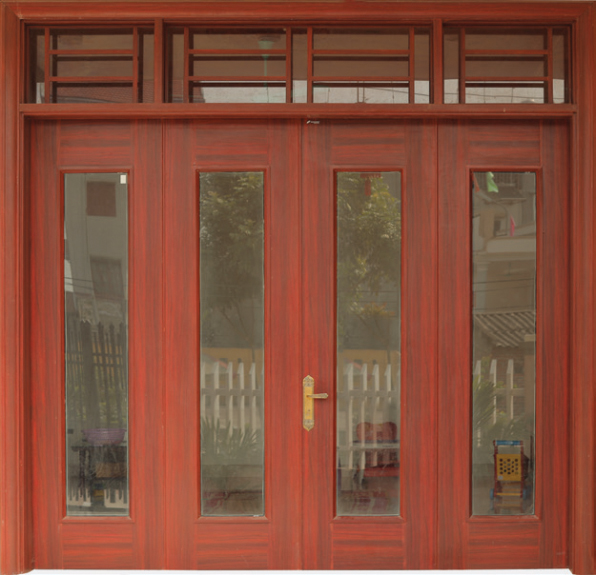 Cửa thép vân gỗ 4 cánh - FH4-K3