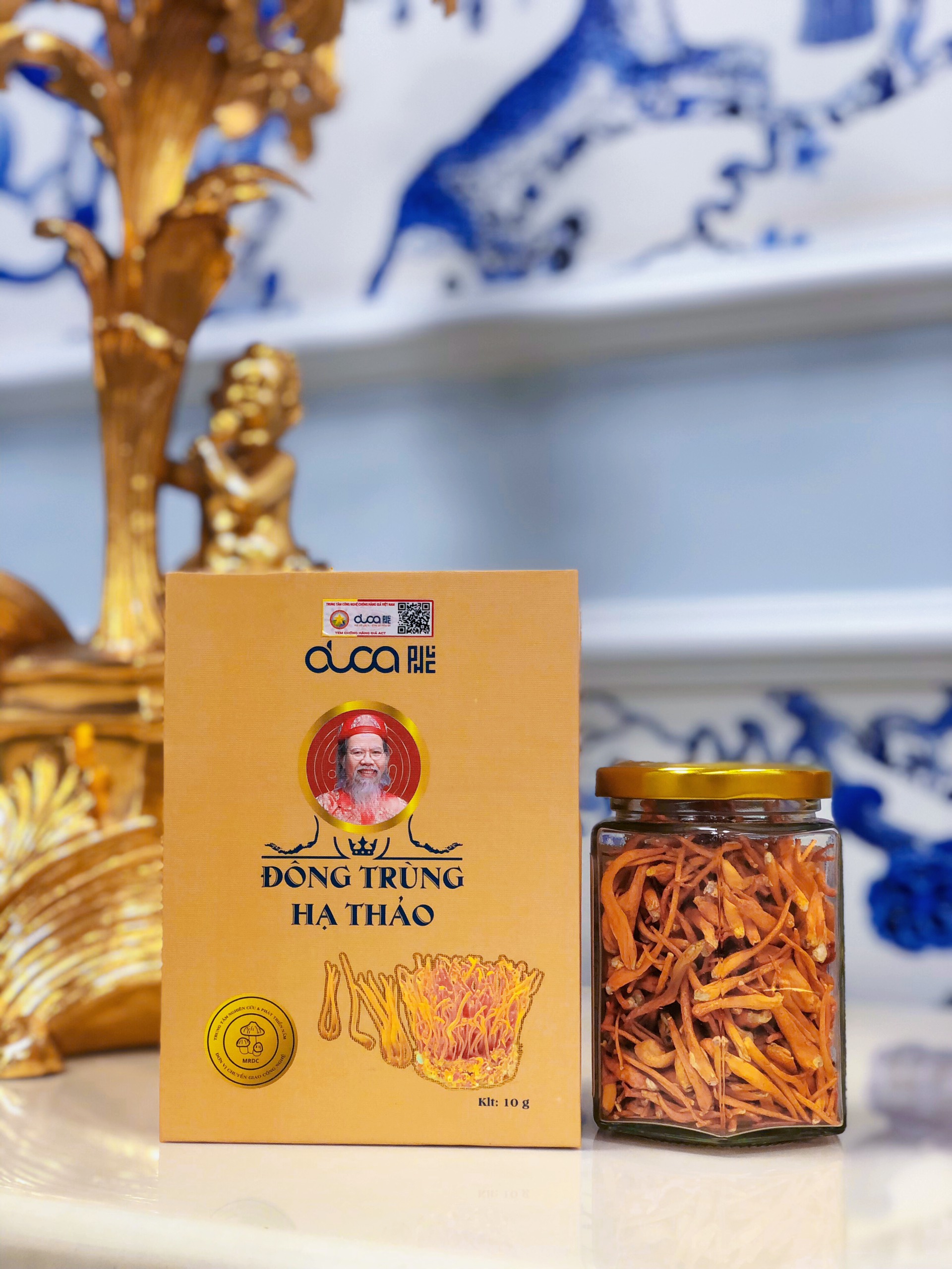 Đông trùng hạ thảo sấy khô thăng hoa Duca