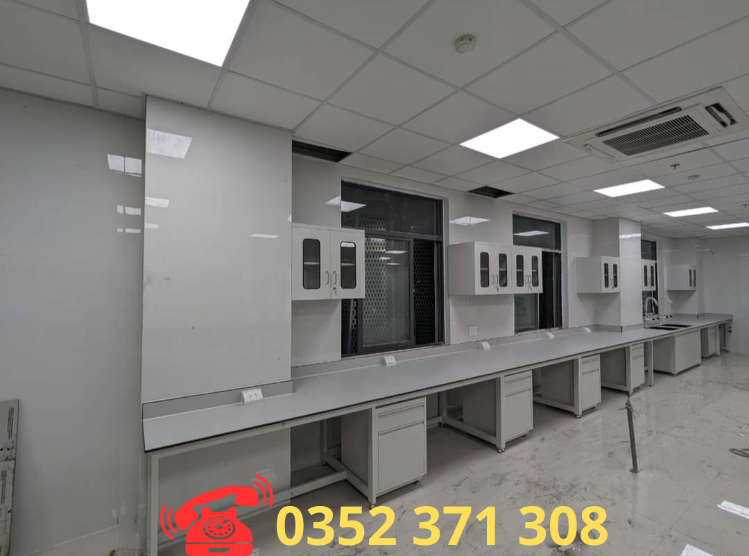 Bàn thí nghiệm áp tường không chậu rửa , SCS LAb sản xuất
