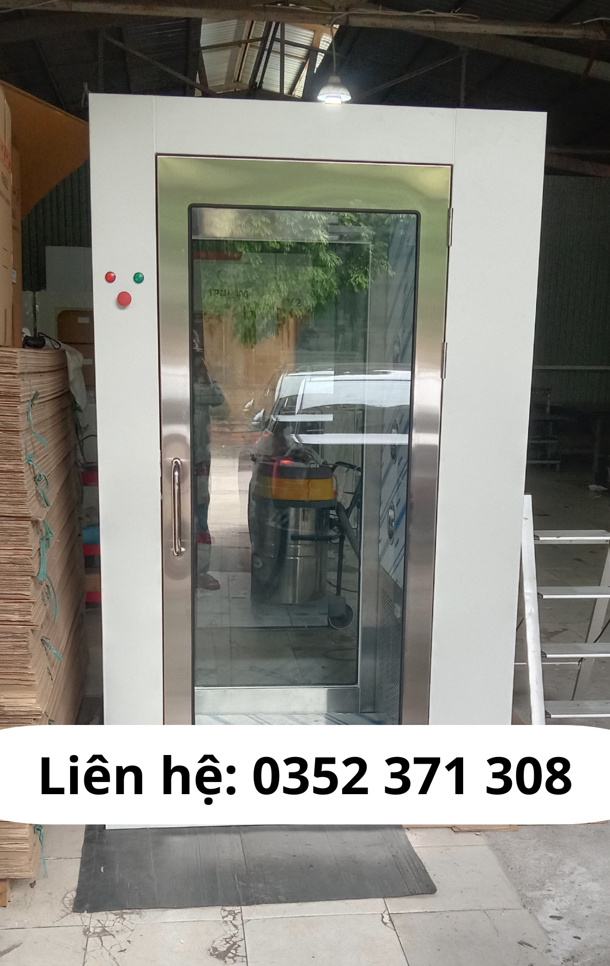 Buồng tắm khí, airshower thiết bị cho phòng sạch cho 1-2 người sử dụng