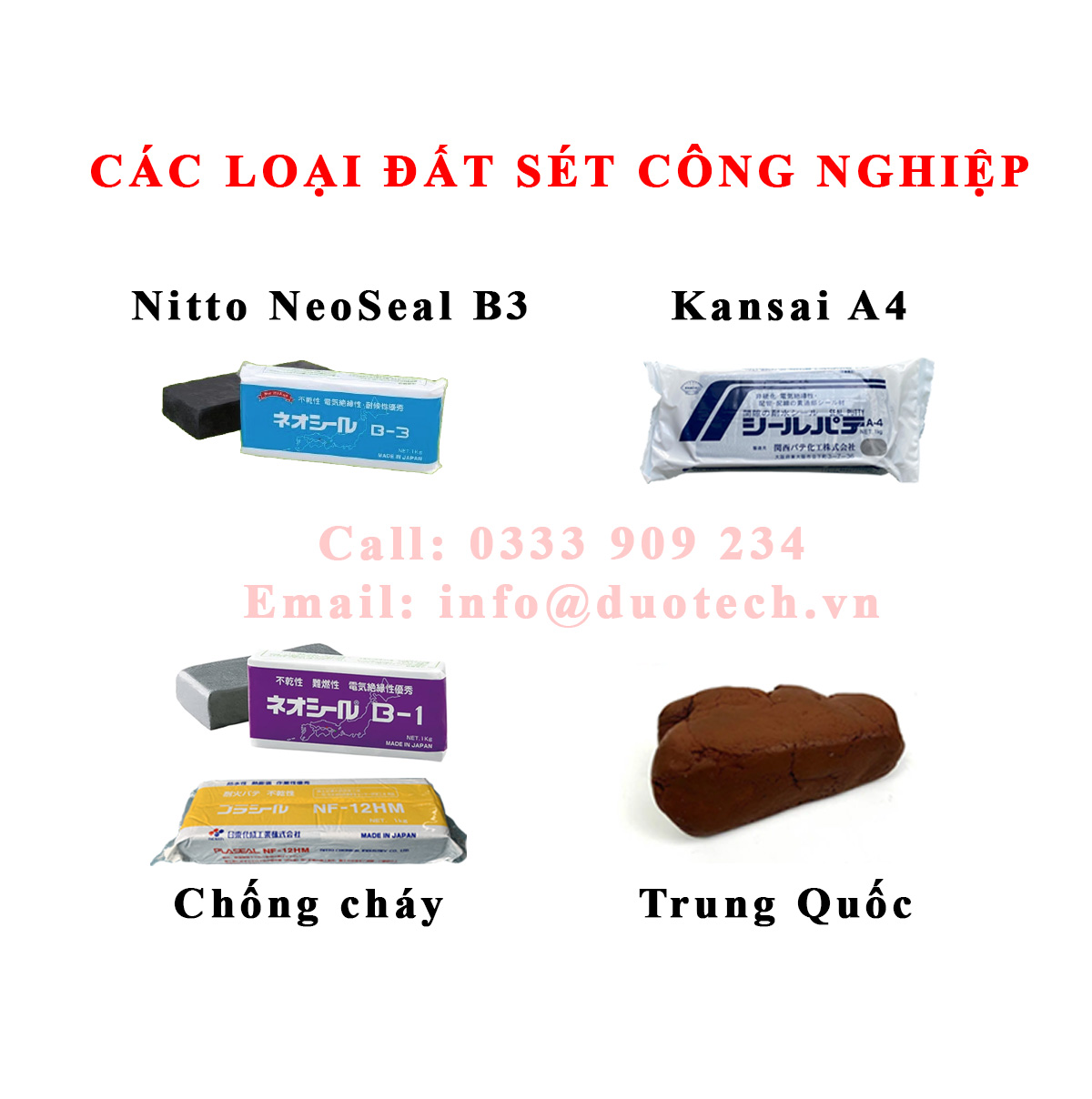 Đất sét công nghiệp Nhật Bản KANSAI A4  NITTO NEOSEAL B-3 B-1 Trung Quốc DR-A3-CD02 keo chít mạch bịt trám trí khe hở tủ điện solar chống chuột bọ công trùng