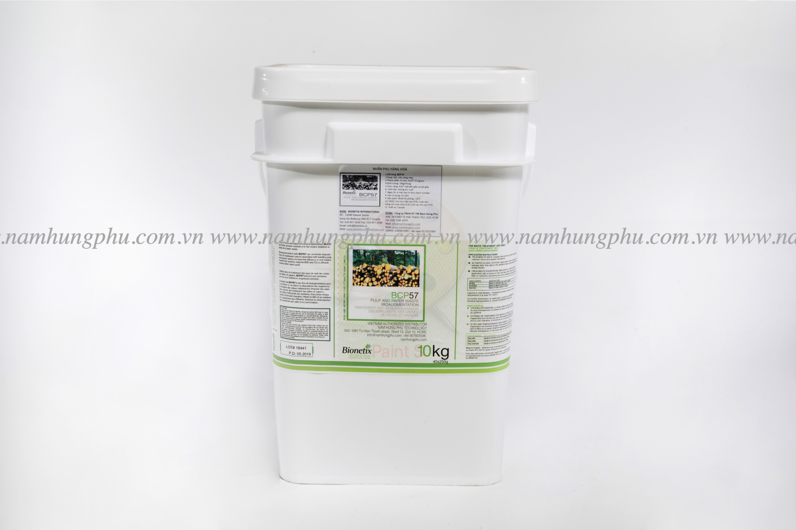 Chế phẩm vi sinh xử lý nước thải công nghiệp ngành giấy BCP57